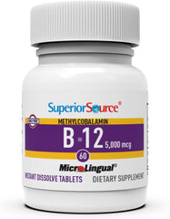 Superior Source etiqueta nutricional en detalle que evidencia pureza y dosis