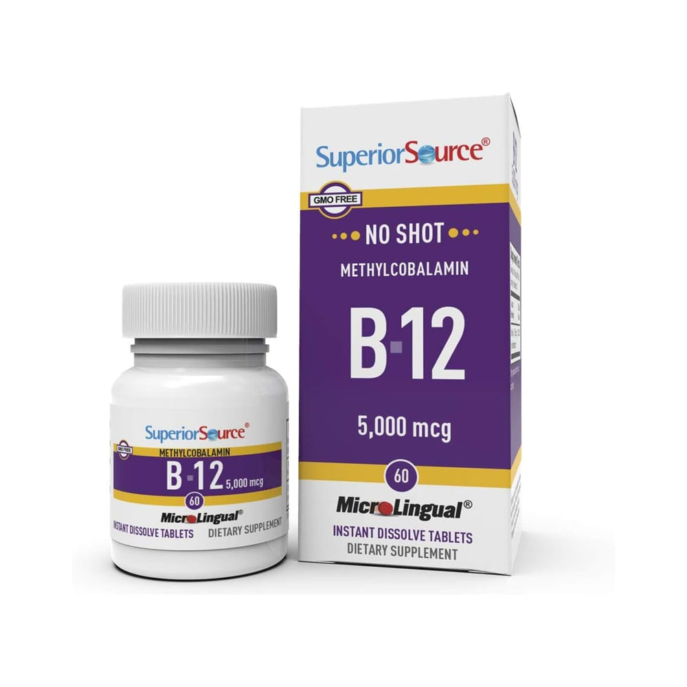 Superior Source frasco frontal mostrando etiqueta y beneficio de absorción rápida