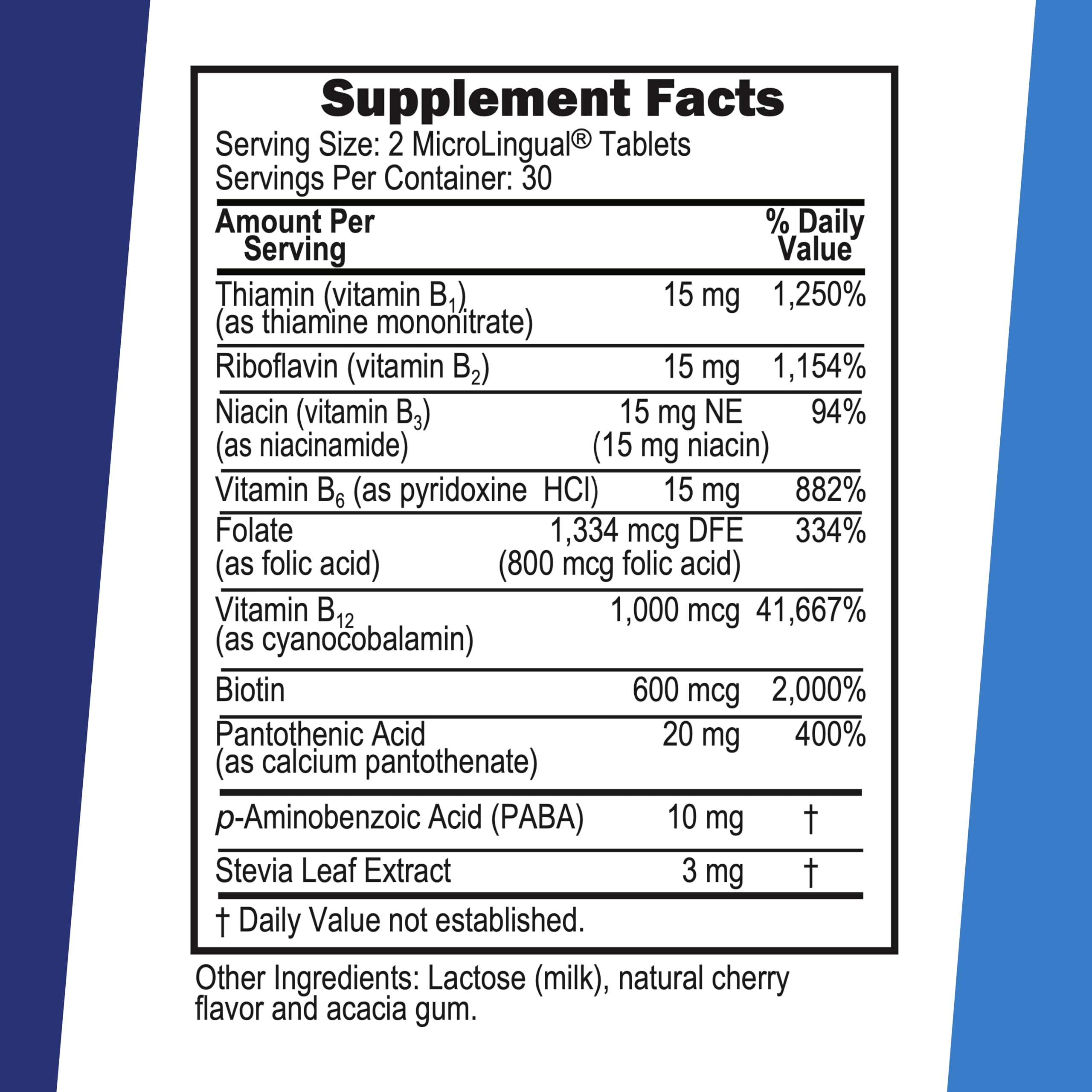 Superior Source primer plano de tableta sublingual mostrando tamaño y disolución rápida