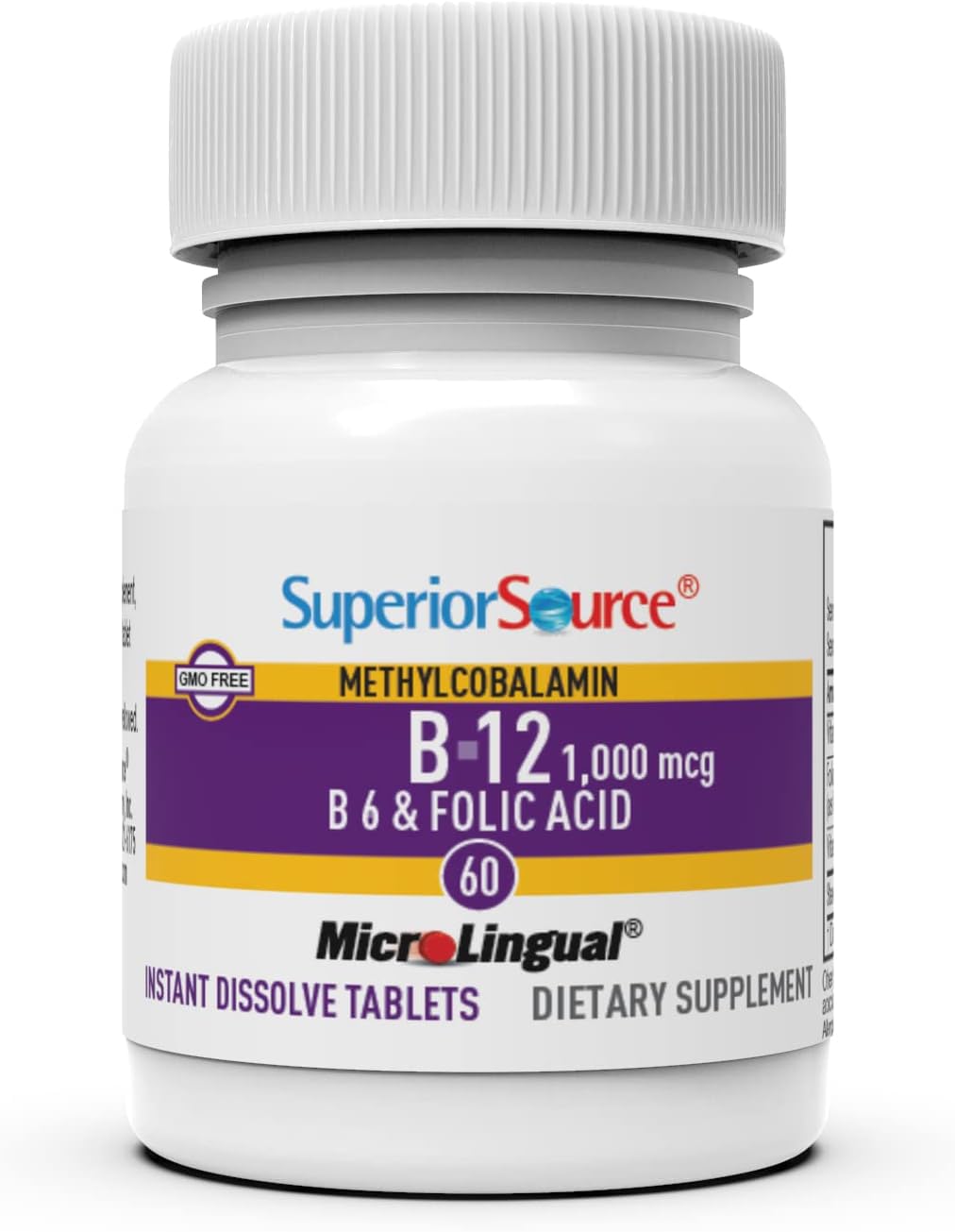 Superior Source tableta en mano lista para uso sublingual, práctica y sin inyecciones