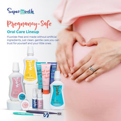 SuperMouth producto en baño, estética que sugiere uso diario sencillo