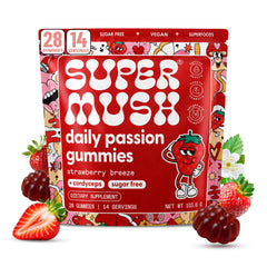 SuperMush frontal del paquete mostrando envase y marca para confianza