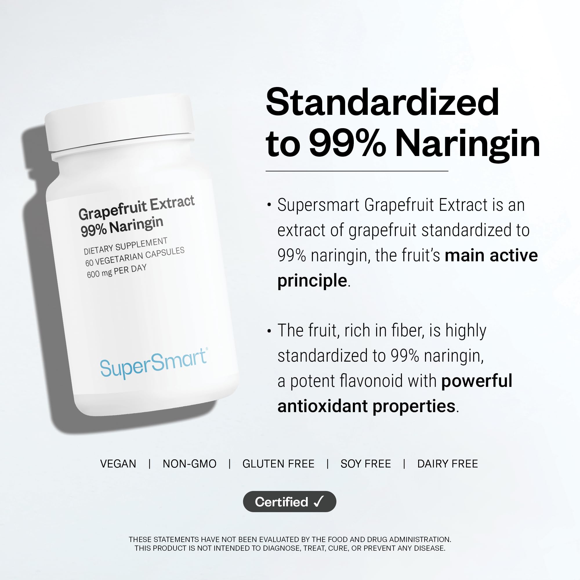 Supersmart comparación de tamaño de cápsula para referencia visual