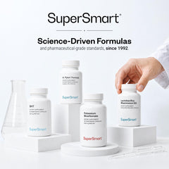 Supersmart etiqueta nutricional en primer plano mostrando ingredientes clave