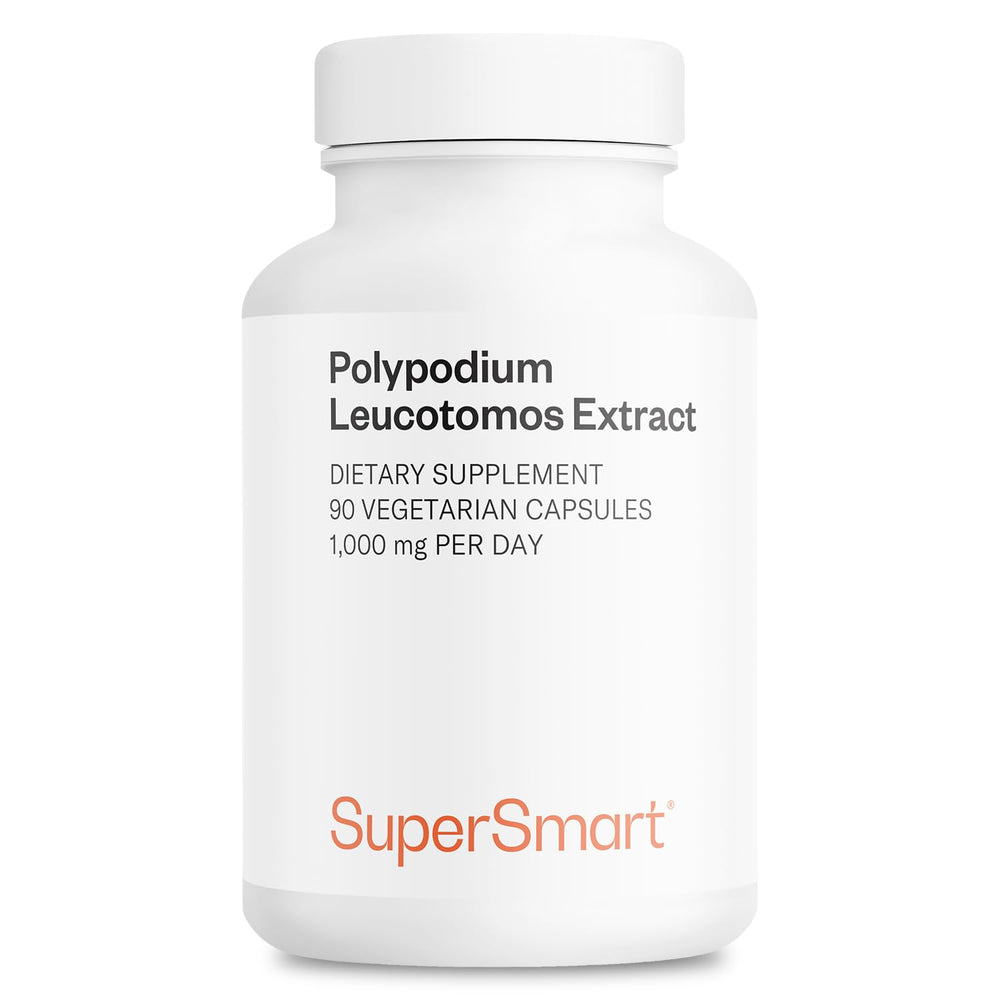 Supersmart Polypodium Leucotomos: botella de suplemento para piel saludable