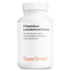 Supersmart Polypodium Leucotomos: botella de suplemento para piel saludable