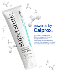 Supersmile textura en primer plano, visiblemente suave y no abrasiva