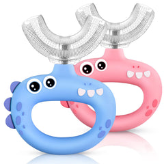 SUPERZZKKE cepillo U frontal pack de dos, diseño infantil llamativo