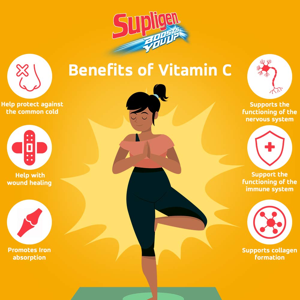 Supligen etiqueta nutricional mostrando vitaminas y minerales clave