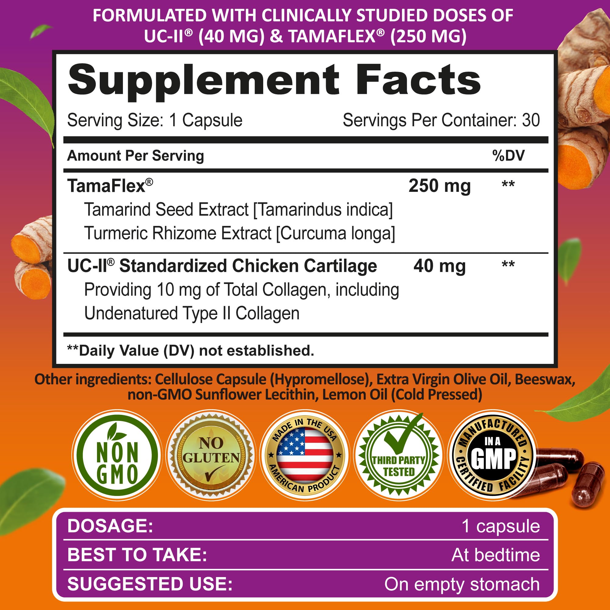 SUPPLEMENTS STUDIO etiqueta informativa mostrando ingredientes y certificaciones