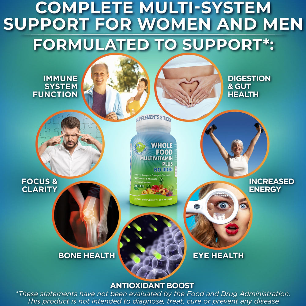 SUPPLEMENTS STUDIO mezcla de frutas y verduras usada en la fórmula