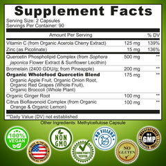 SUPPLEMENTS STUDIO frasco con hojas y fruta, imagen que transmite origen orgánico