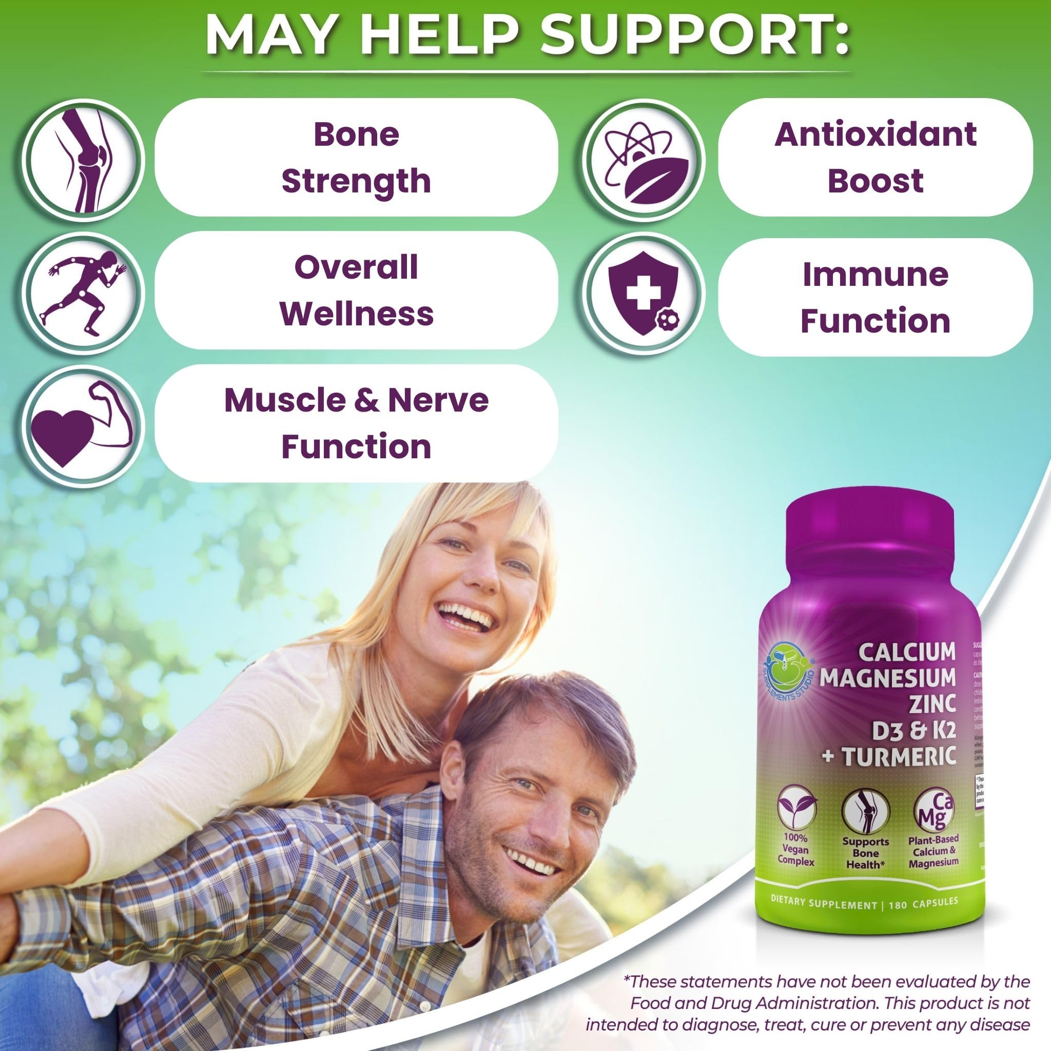 SUPPLEMENTS STUDIO cápsula tomada con la mano mostrando facilidad de ingestión