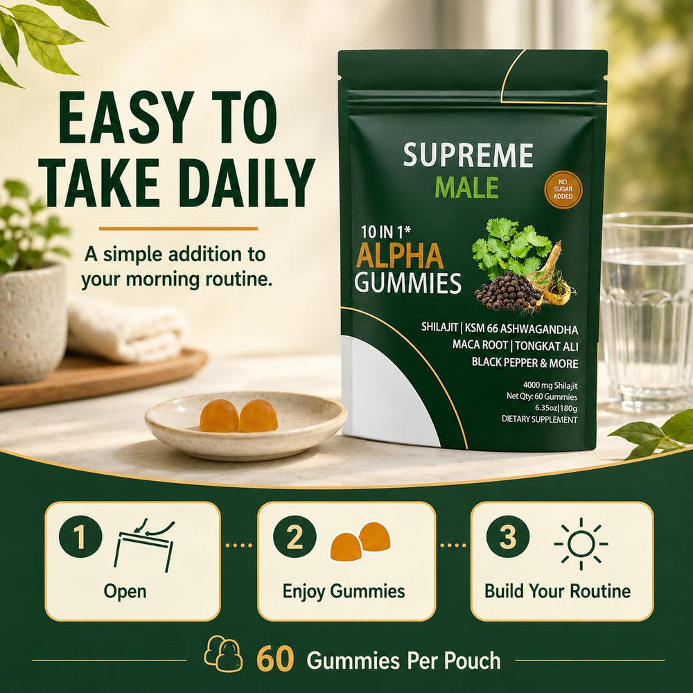 SUPREME MALE primer plano de textura de gomita apetecible y vegana