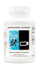 Supreme Nutrition botella frontal mostrando 90 cápsulas y etiqueta clara