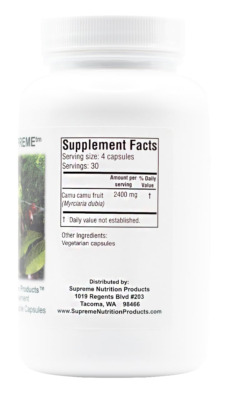 Detalle de cápsulas vegetarianas Supreme Nutrition, fácil de tomar