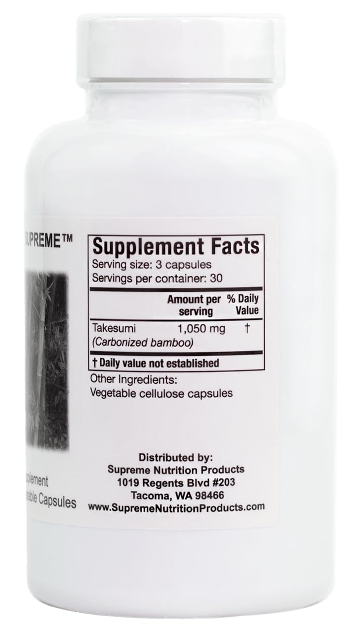 Supreme Nutrition cápsula vegetariana abierta para ver contenido fino