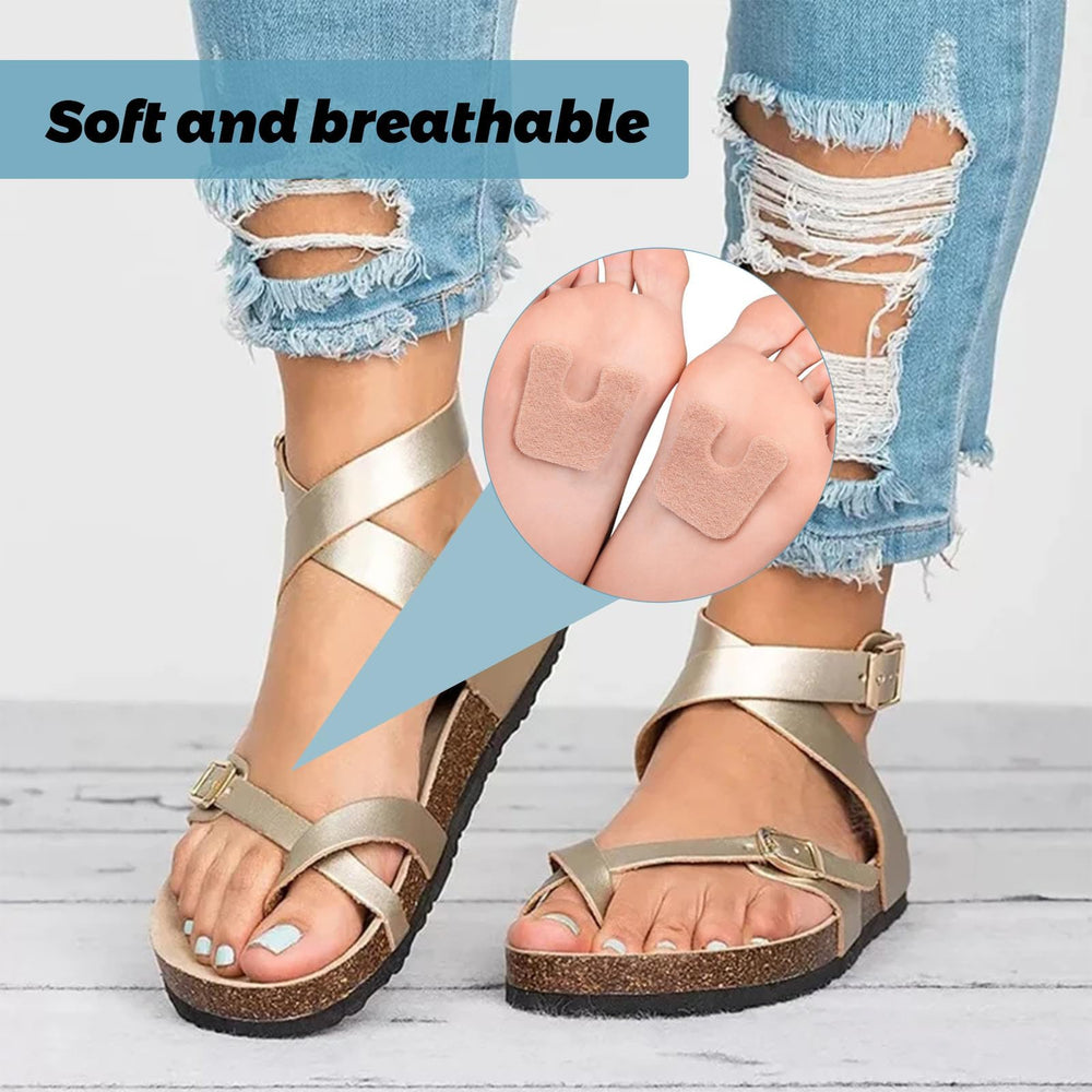 Suptizizkz almohadilla en U adherida dentro del zapato evita rozaduras
