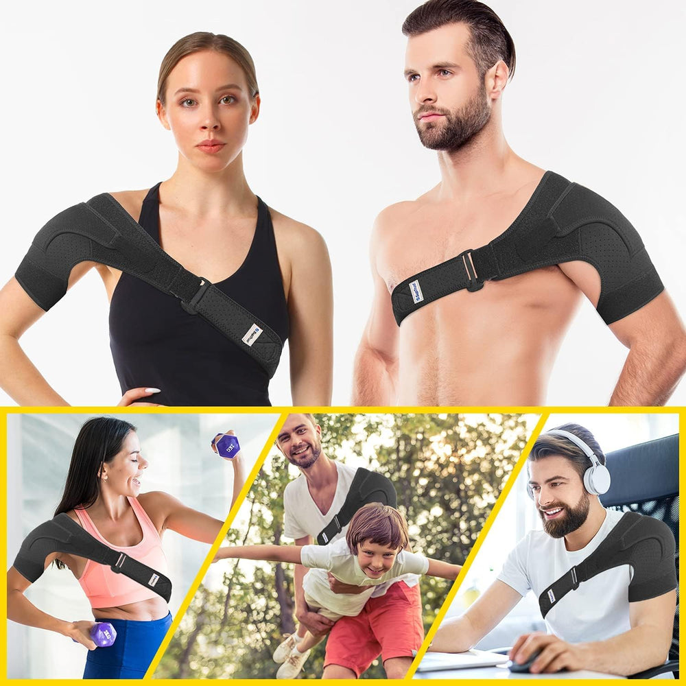Suptrust soporte en uso por mujer bajo la ropa con perfil discreto y cómodo