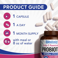Surebounty etiqueta nutricional primer plano, claridad y confianza