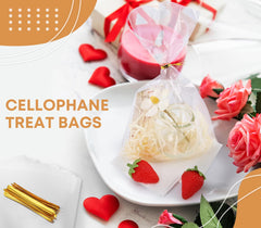 SUREHOME bolsas en mesa de fiesta con dulces, ideal para eventos y favores