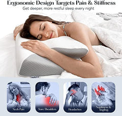 SUTERA persona durmiendo boca arriba con apoyo estable de la almohada