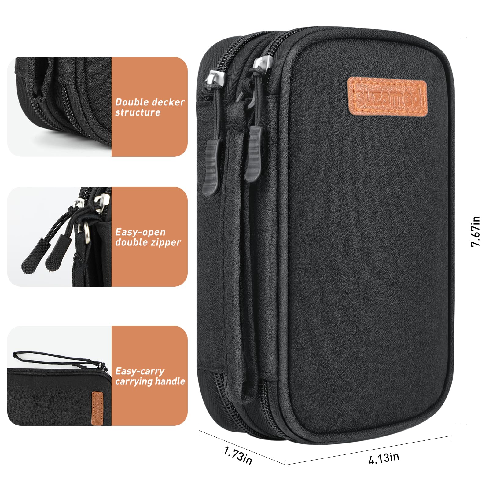 suzamed detalle del nylon exterior resistente y fácil de limpiar