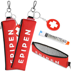 suzamed estuche frontal rojo visible y identificable rápidamente