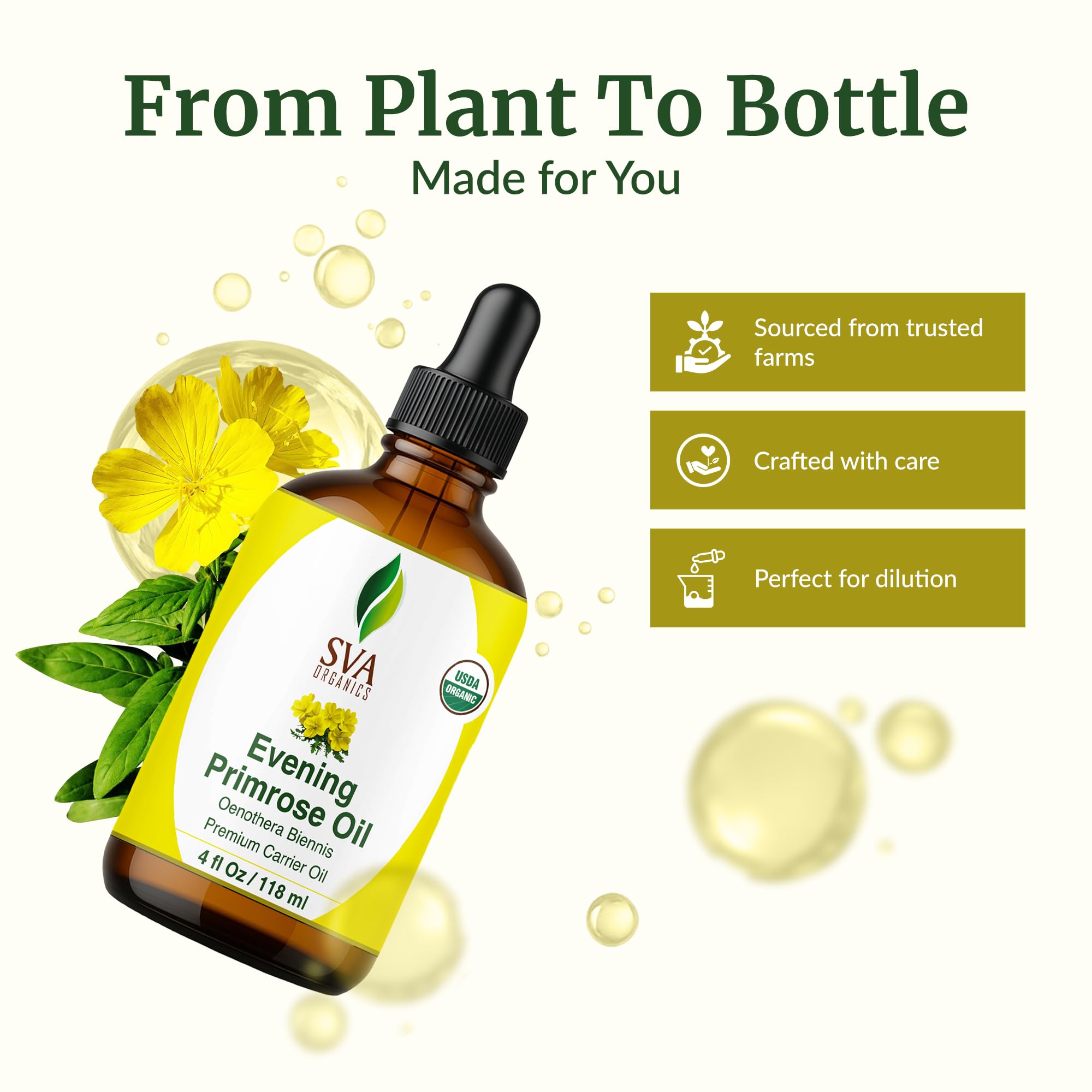 SVA ORGANICS aplicación en cabello con masaje, mejora el manejo y brillo