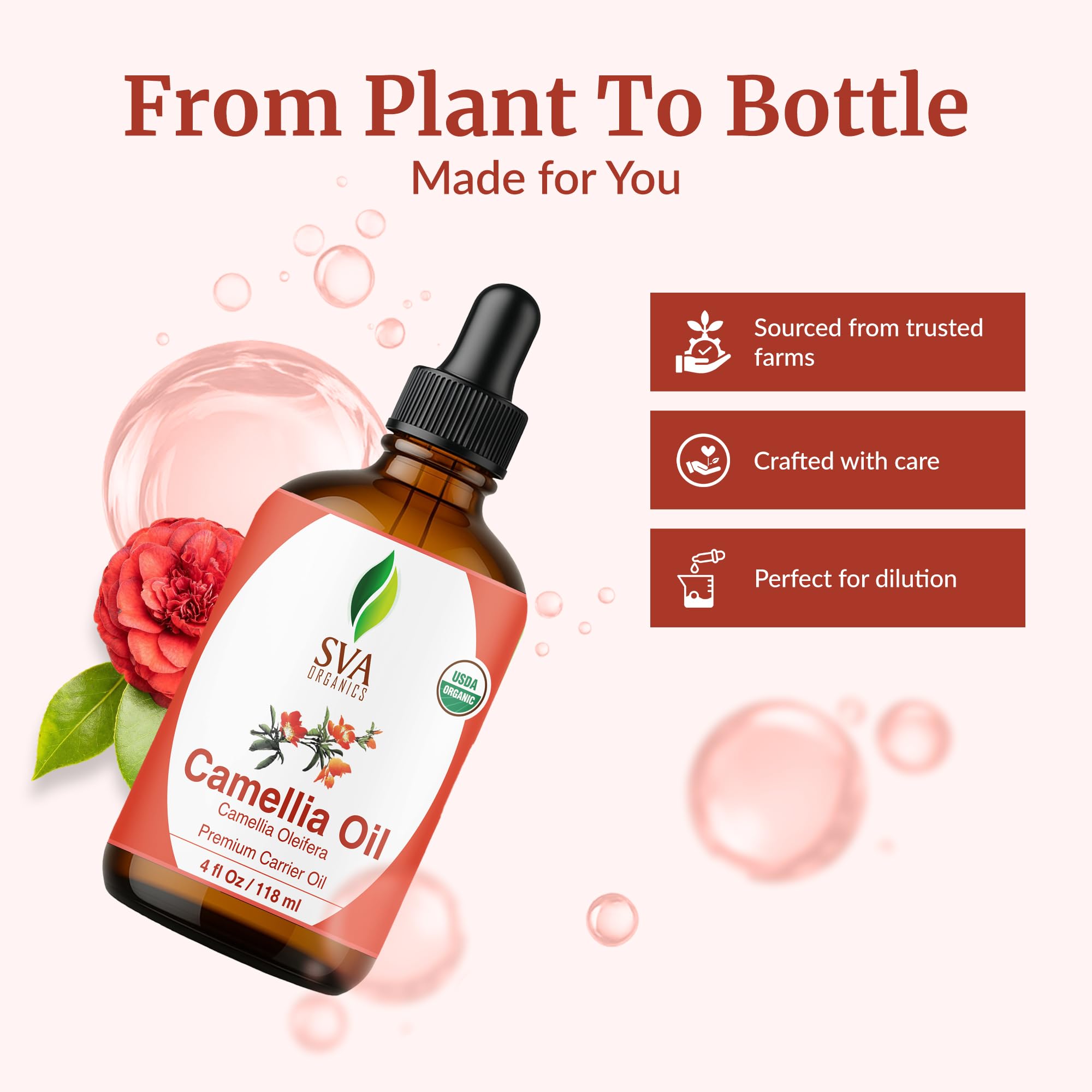 SVA ORGANICS aplicación en rostro demostrando hidratación ligera