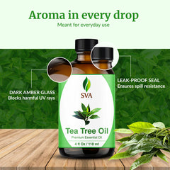 Etiqueta SVA ORGANICS con información visible para uso seguro