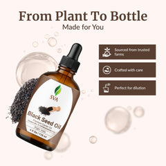 SVA ORGANICS etiqueta del producto en primer plano, información clara y legible