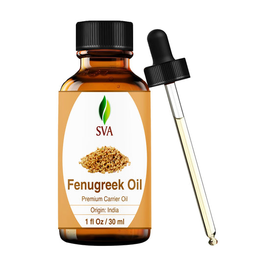 SVA ORGANICS frasco ámbar de fenogreco 30 ml para mezclas precisas