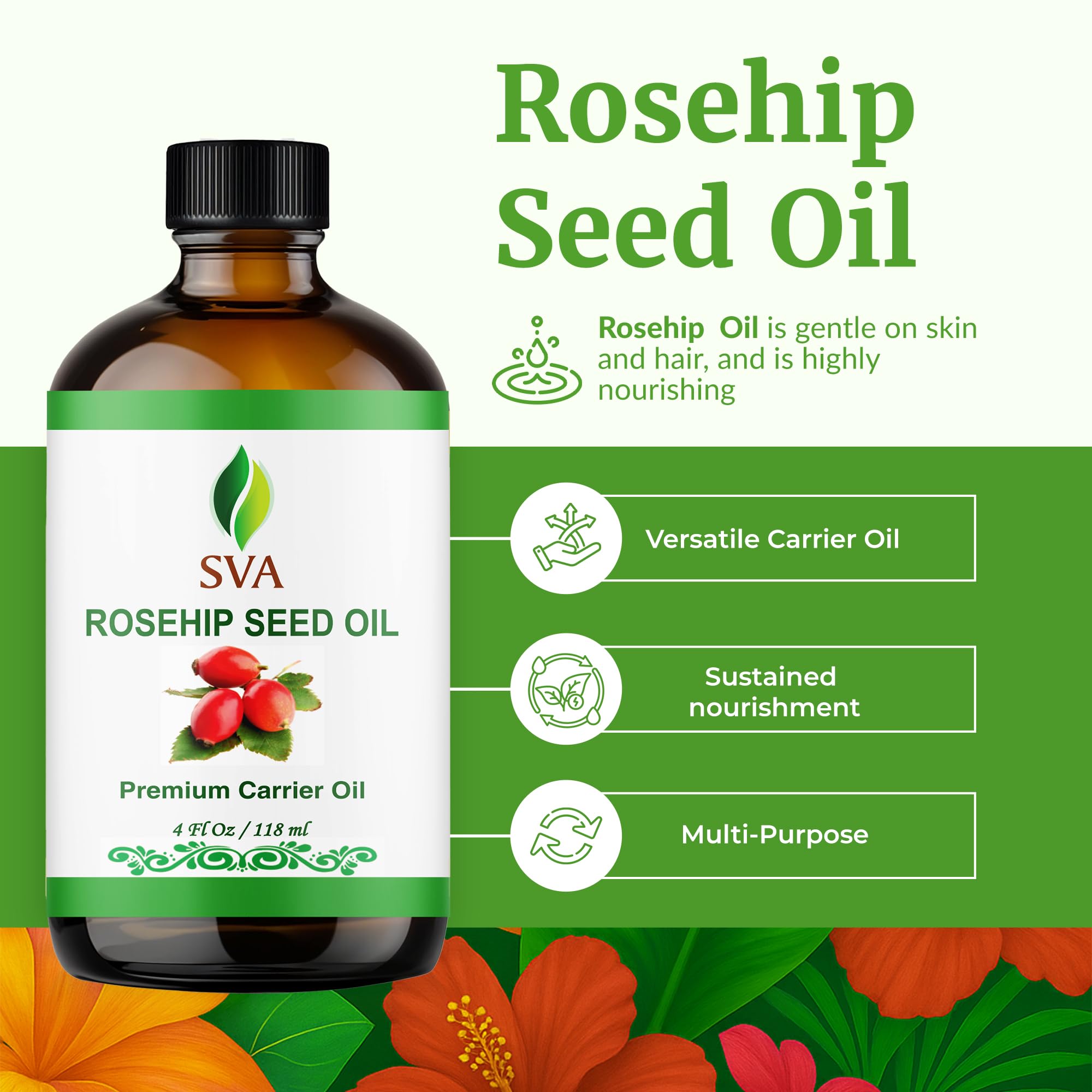 SVA ORGANICS gotero dispensando gotas con control y precisión