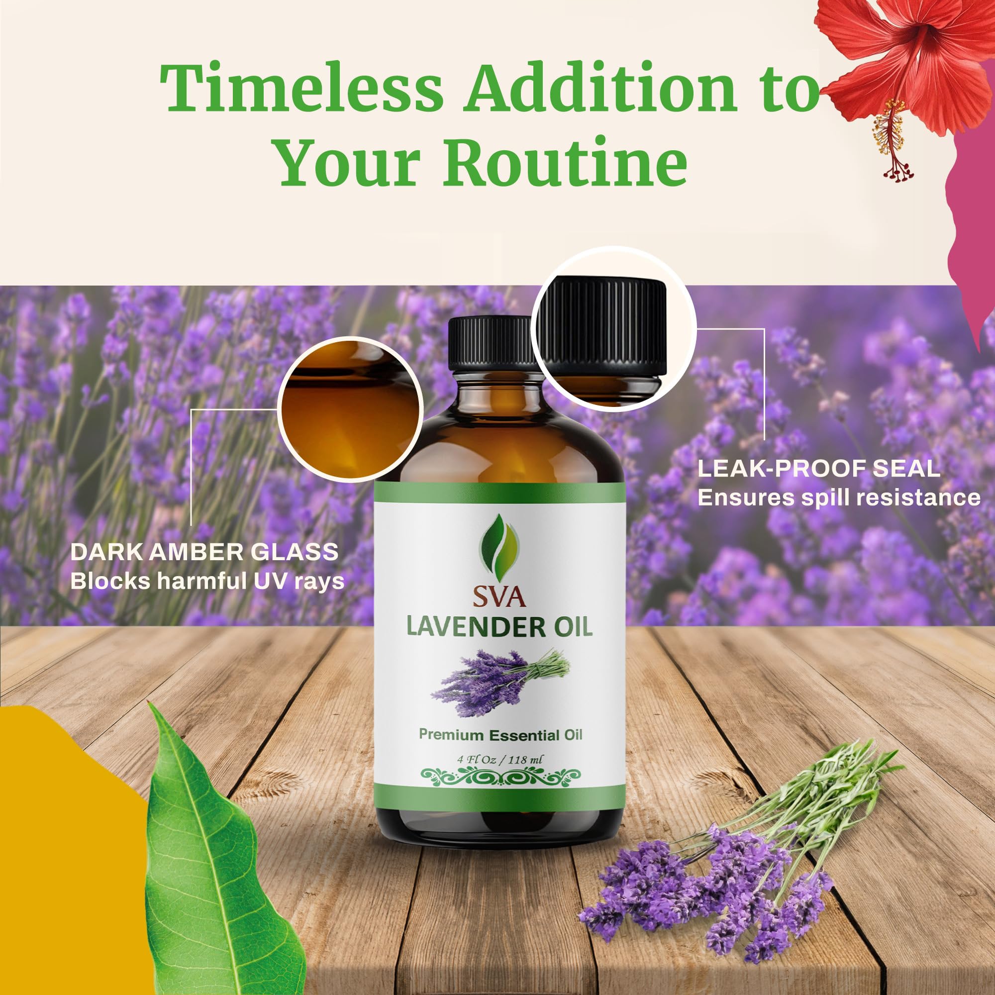 SVA ORGANICS ambiente de habitación con aceite de lavanda y luz tenue, crea ambiente relajado