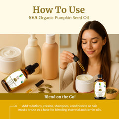 SVA ORGANICS masaje capilar demostrando nutrición y alivio