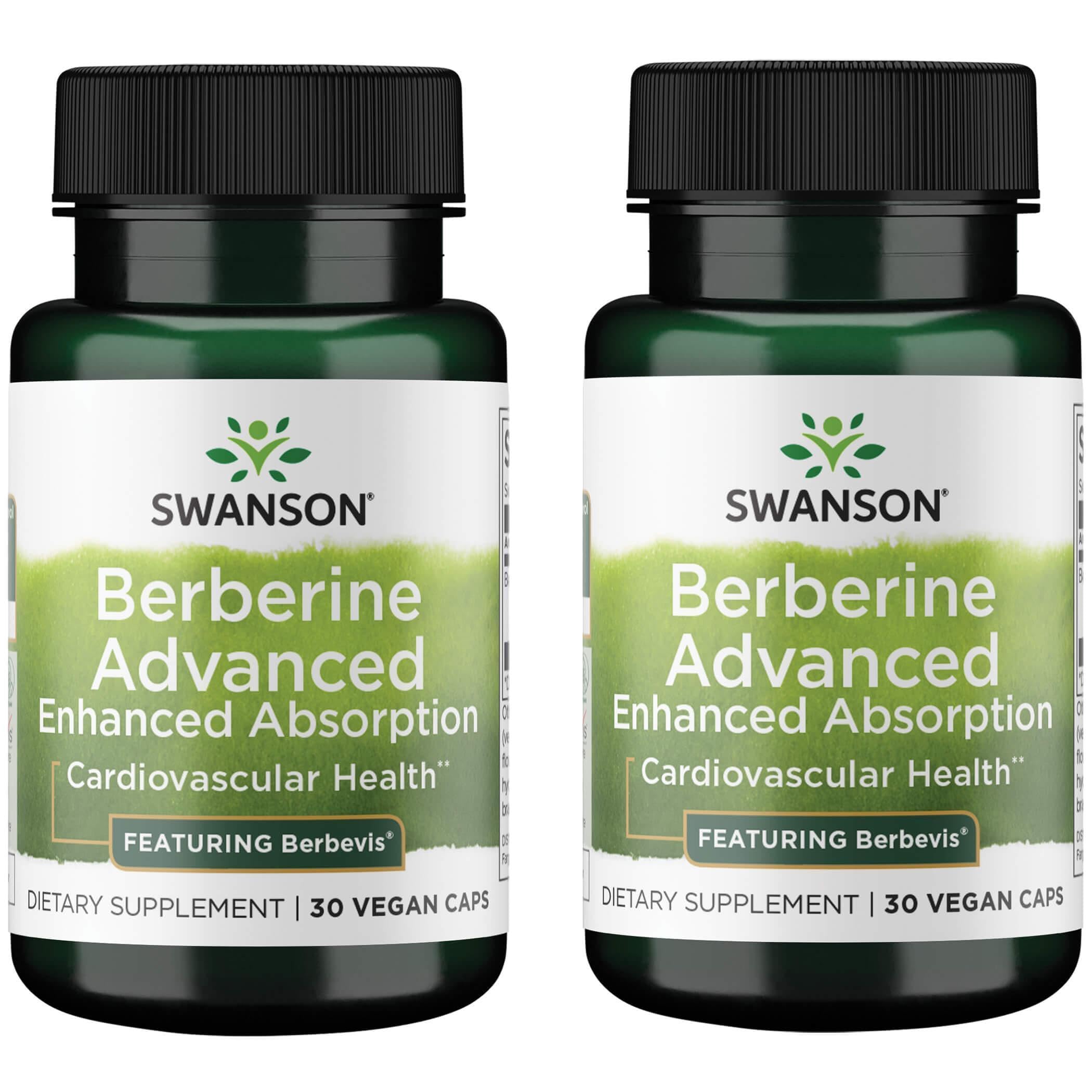 Swanson Berberina 550 mg cápsulas vegetales para uso diario.