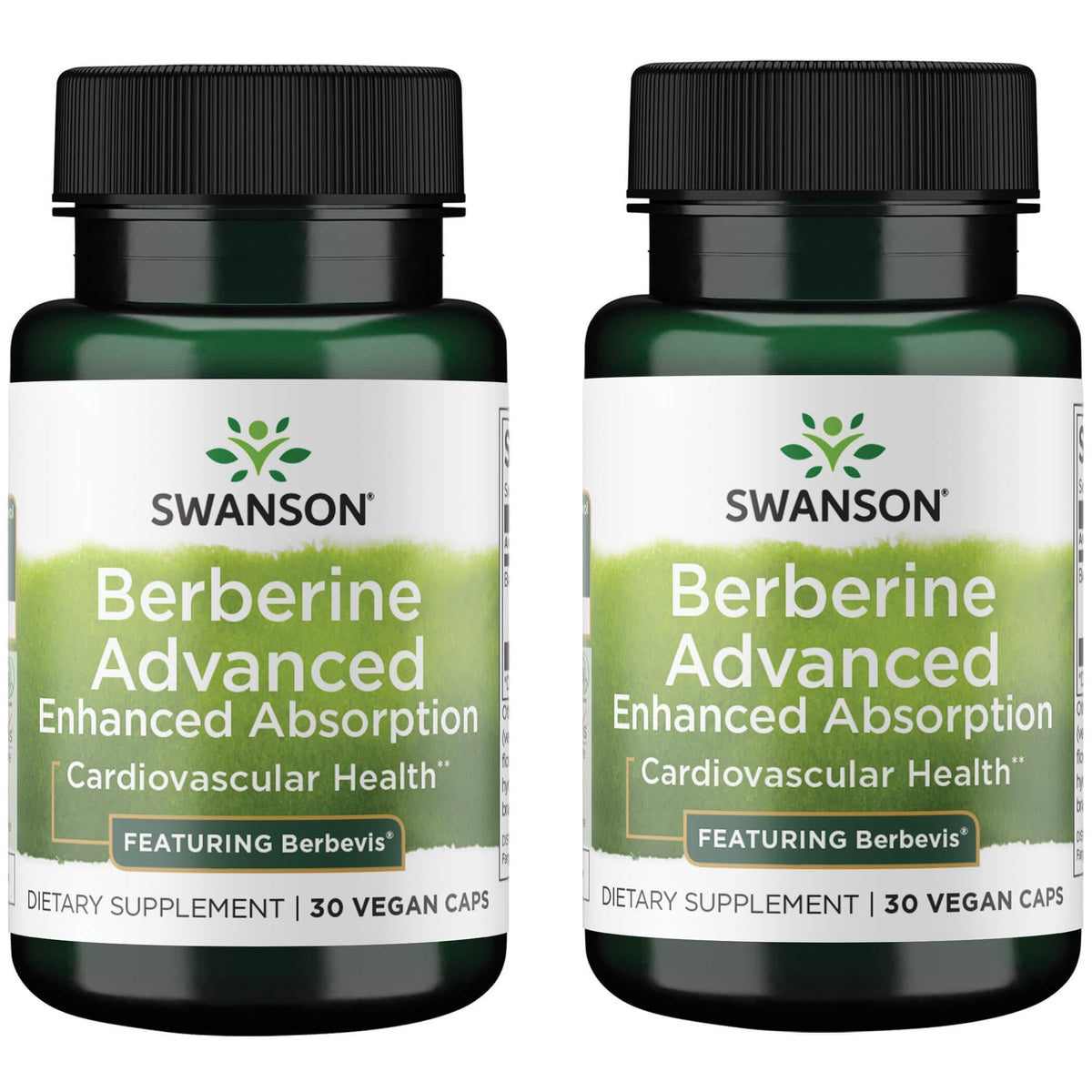 Swanson Berberina 550 mg cápsulas vegetales para uso diario.