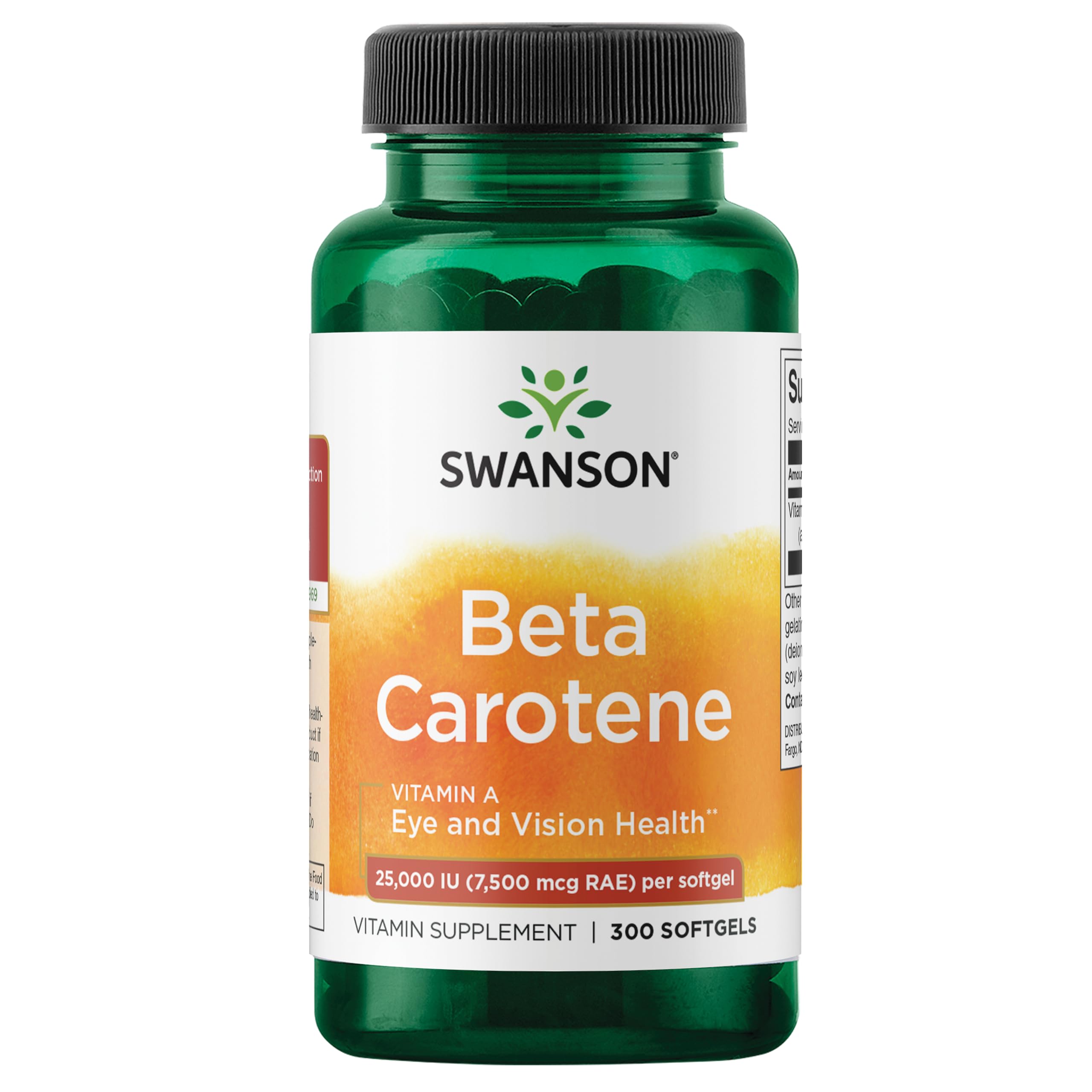 Swanson botella frontal mostrando 300 softgels y conveniencia