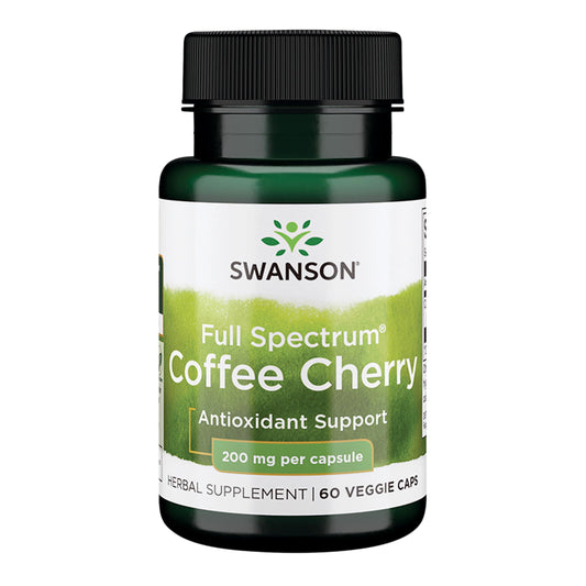 Swanson Cereza de Café en botella, posible apoyo al bienestar diario.