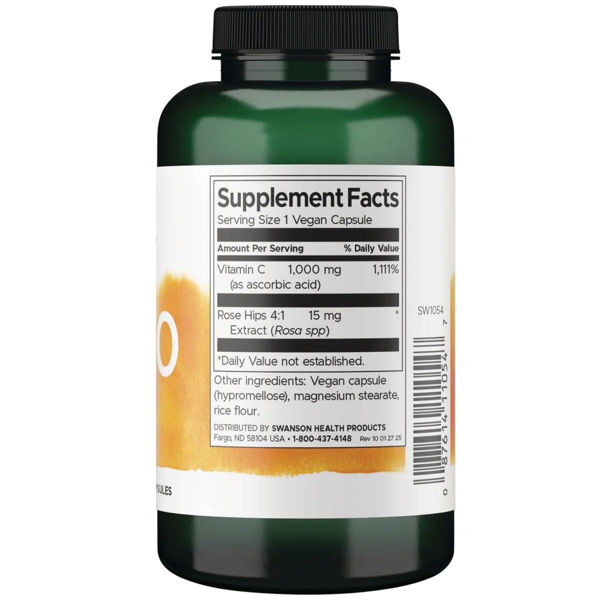 Cápsulas Swanson en la palma de la mano, beneficio: tamaño fácil de tragar