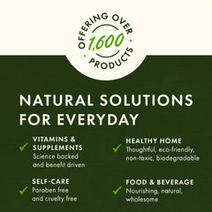 Swanson etiqueta con información nutricional y control de calidad visible