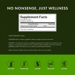 Etiqueta Swanson con información nutrimental y composición para tranquilidad del consumidor
