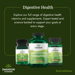 Swanson etiqueta nutricional legible que transmite confianza y calidad