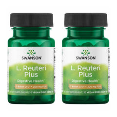 Swanson frasco delante mostrando el sello y beneficios para digestión
