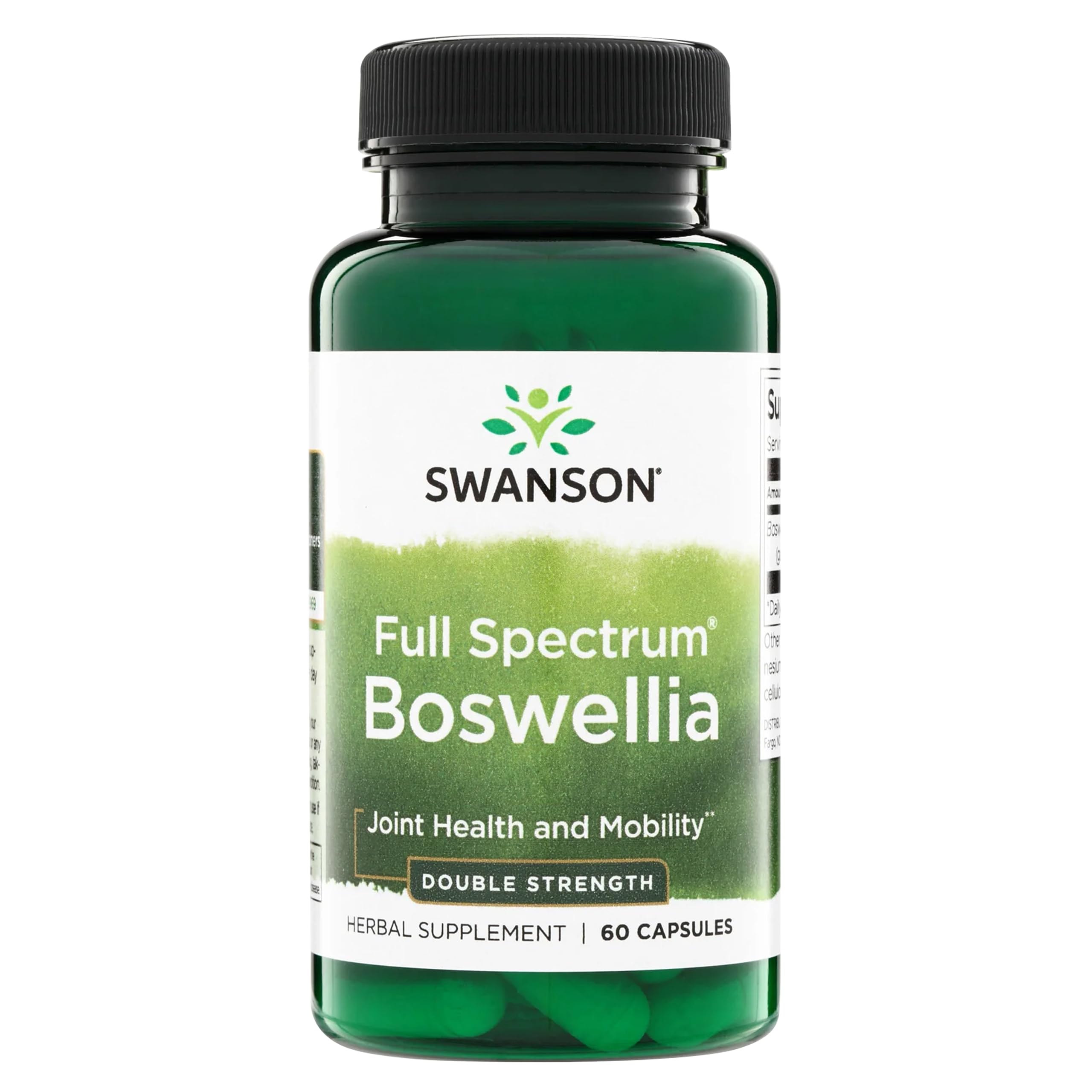 Swanson frasco frontal mostrando etiqueta y concentración 800 mg