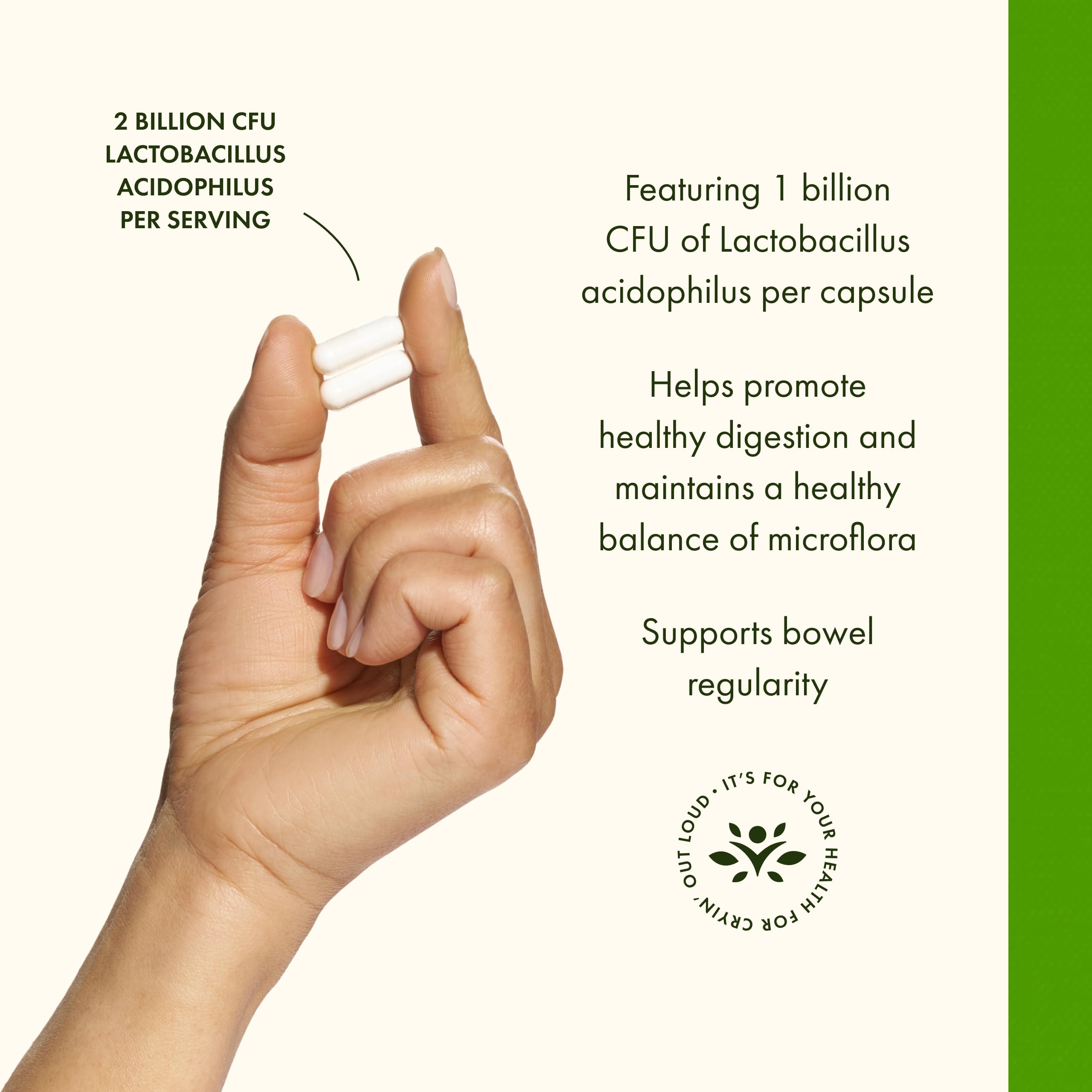 Swanson Lactobacillus Acidophilus packaging emphasizes non-GMO quality