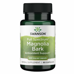 swanson frasco frontal de magnolia bark mostrando envase y cantidad