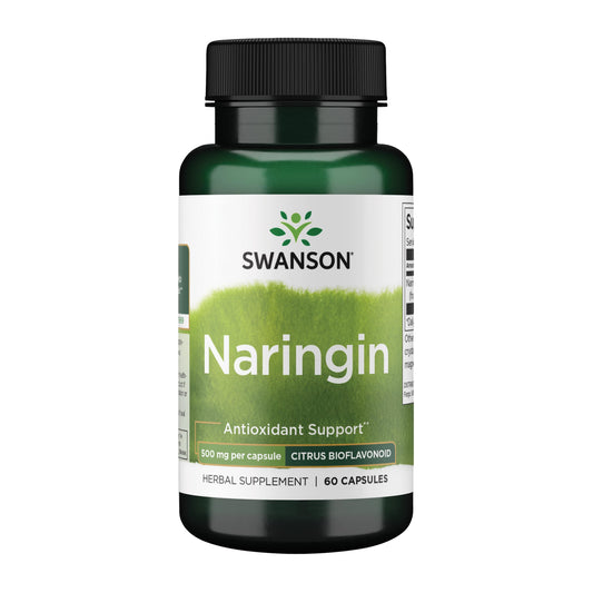 Swanson frasco frontal mostrando naringin 500 mg y claridad del producto