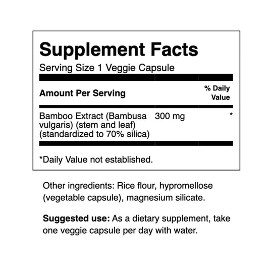 Swanson Silice 7%: apoyo natural para piel y huesos